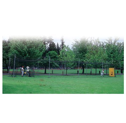 Batting Cage 70 Foot Frame, 3 standing posts - Forelle American Sports Equipment